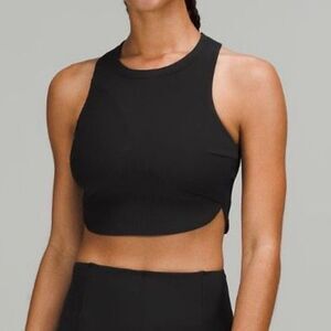 Lululemon Ribbed Longline Yoga Bra Black